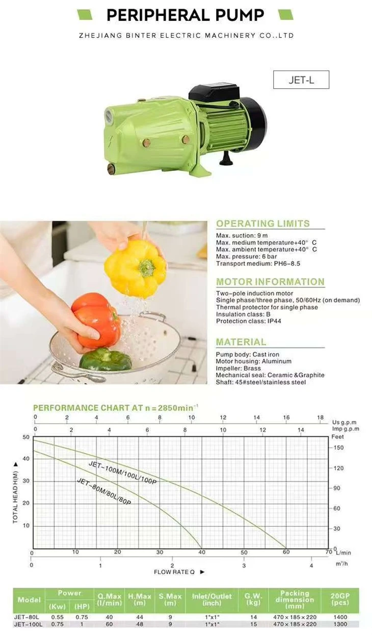 Jetl-100L Home Use Pressure Boost High Pressure Pumping Machine Water Pump price Jetl-100L Home Use Pressure Boost High Pressure Pumping Machine Water Pump price