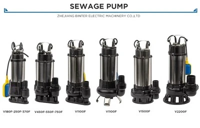 0.6HP 450w Toptan Elektrikli Dikey Dökme Demir Çark Dalgıç Kanalizasyon Pompası